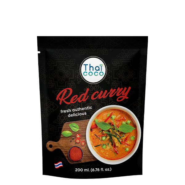 Red curry soup (No vegetable) 200 ml.